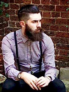 pompadour skin fade