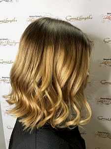 blonde hair colour at melanie richards hair salon peterborough