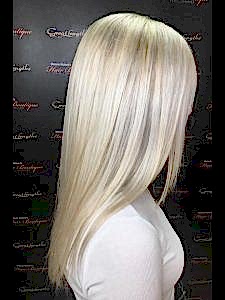 blonde hair colour at melanie richards hair salon peterborough