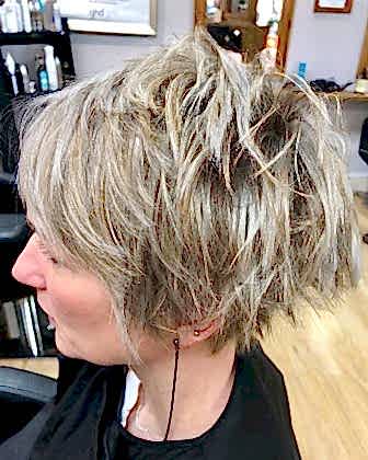 short pixie crops at melanie richards hair boutique and tanning salon in peterborough