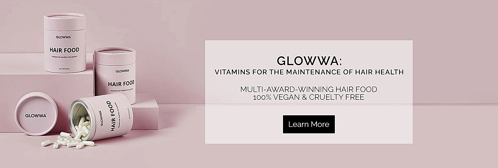 GLOWWA HAIR SUPPLEMENTS AT MELANIE RICHARD'S AWARD WINNING HAIR AND BEAUTY SALON IN PETERBOROUGH